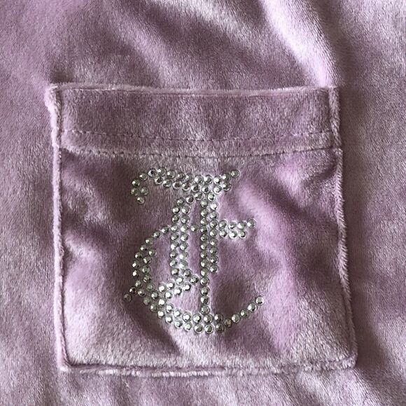 Juicy Couture Sleepwear Women’s Pajama Button Up Top L/S Mauve Muse Medium NWT - Picture 12 of 12